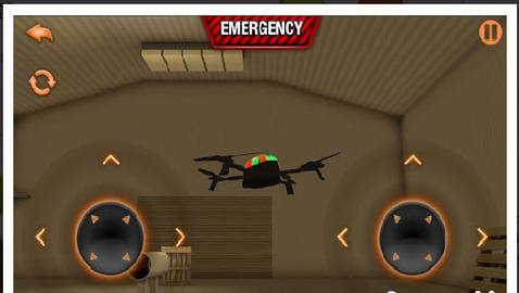 drone的所有控件,游戏中包含各种特殊的迷宫,你需要翻转你的无人驾驶